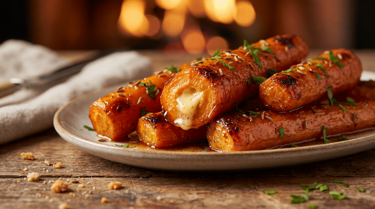Carottes rôties au miel et cumin : un plat végétal réconfortant qui fait totalement oublier la viande