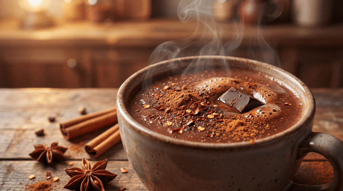 Poudre de cacao maison : une boisson chocolatée intense et épicée, plus riche qu’un simple chocolat chaud